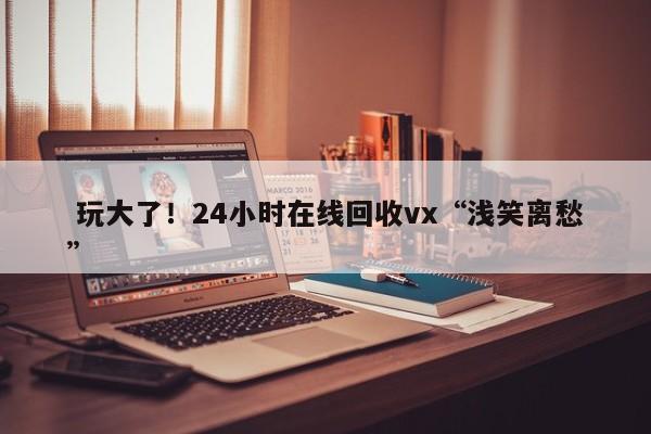  玩大了！24小时在线回收vx“浅笑离愁”